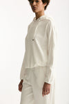 Felpa cappuccio in viscosa bianco donna Fay - 4