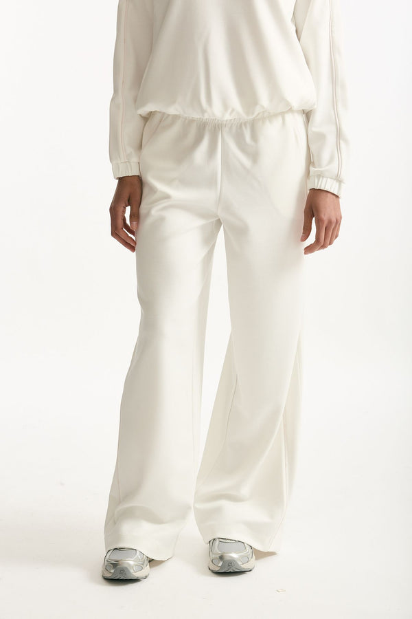 Pantalone in viscosa bianco donna Fay