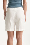 Bermuda in lino bianco donna Fay - 3