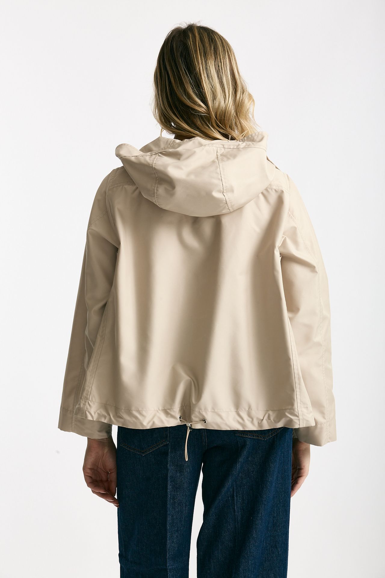 Giubbino corto in popeline tecnico beige donna Fay - 3