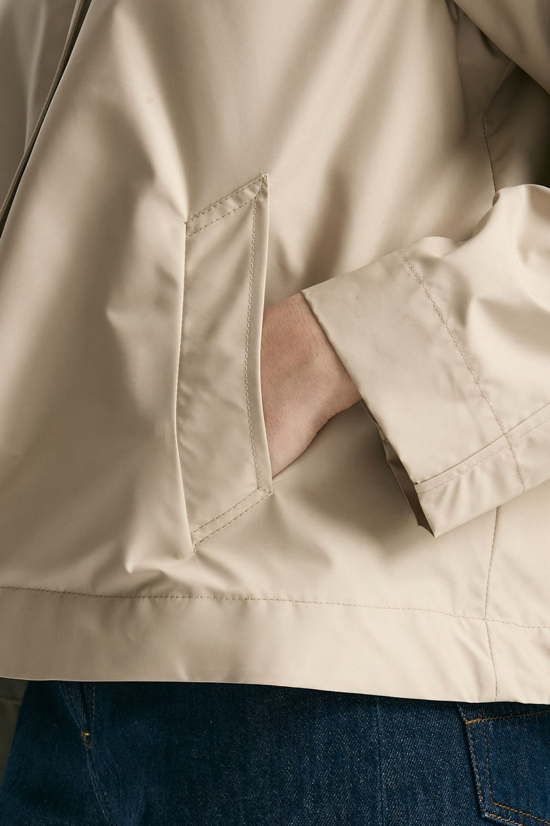 Giubbino corto in popeline tecnico beige donna Fay - 6