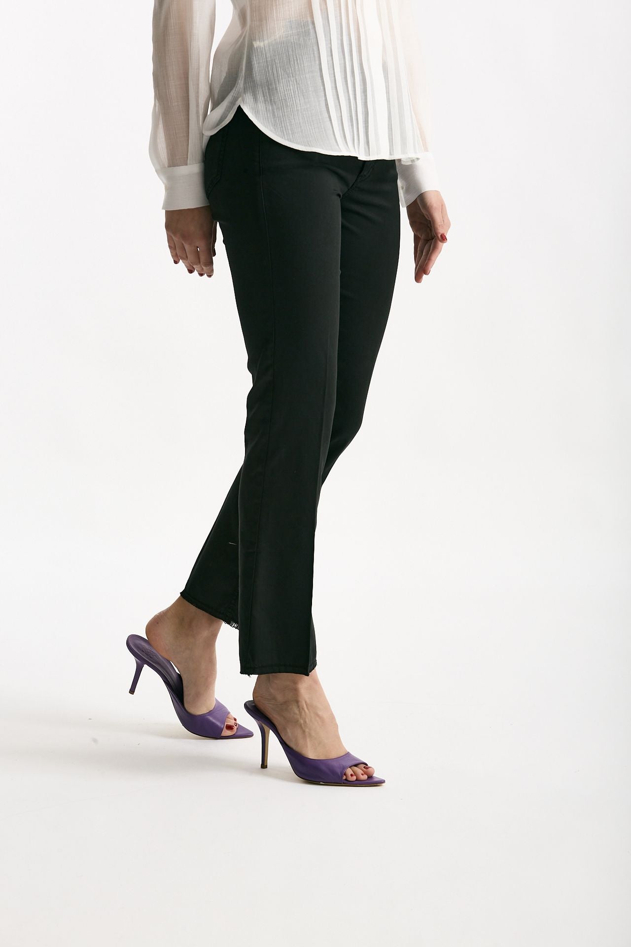 Jeans slim nero donna Fay - 4