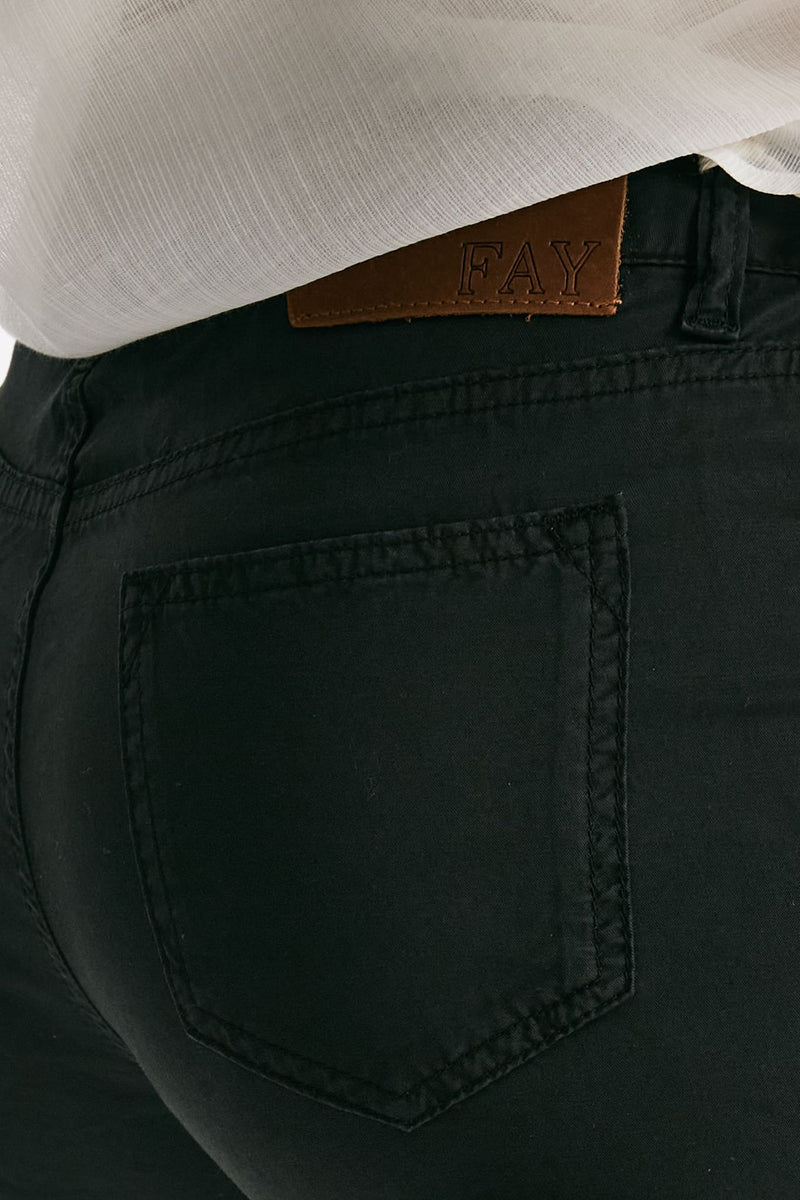 Jeans slim nero donna Fay - 6