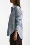 Camicia over Azzurra con riga donna Daniele fiesoli - 3
