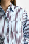 Camicia over Azzurra con riga donna Daniele fiesoli - 5