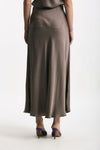 Gonna vita alta midi taupe donna Daniele fiesoli - 4