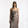 Top in viscosa taupe donna Daniele fiesoli - 6
