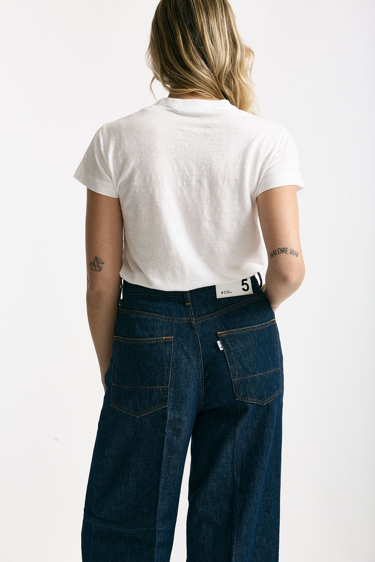T-shirt basic in lino bianco donna Daniele fiesoli - 3