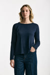 T-shirt in lino blu donna Daniele fiesoli - 2