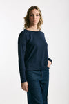 T-shirt in lino blu donna Daniele fiesoli - 4