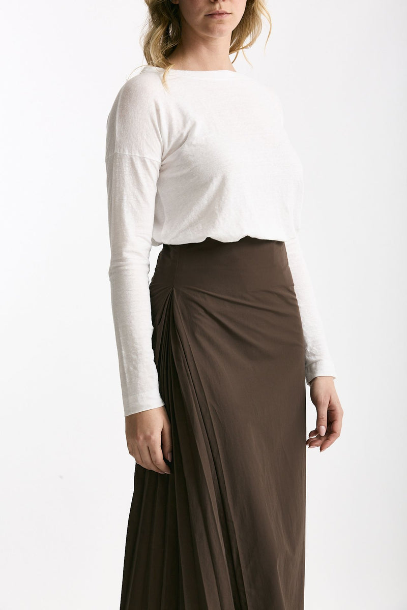 T-shirt in lino bianco donna Daniele fiesoli - 1