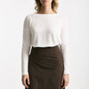 T-shirt in lino bianco donna Daniele fiesoli - 5