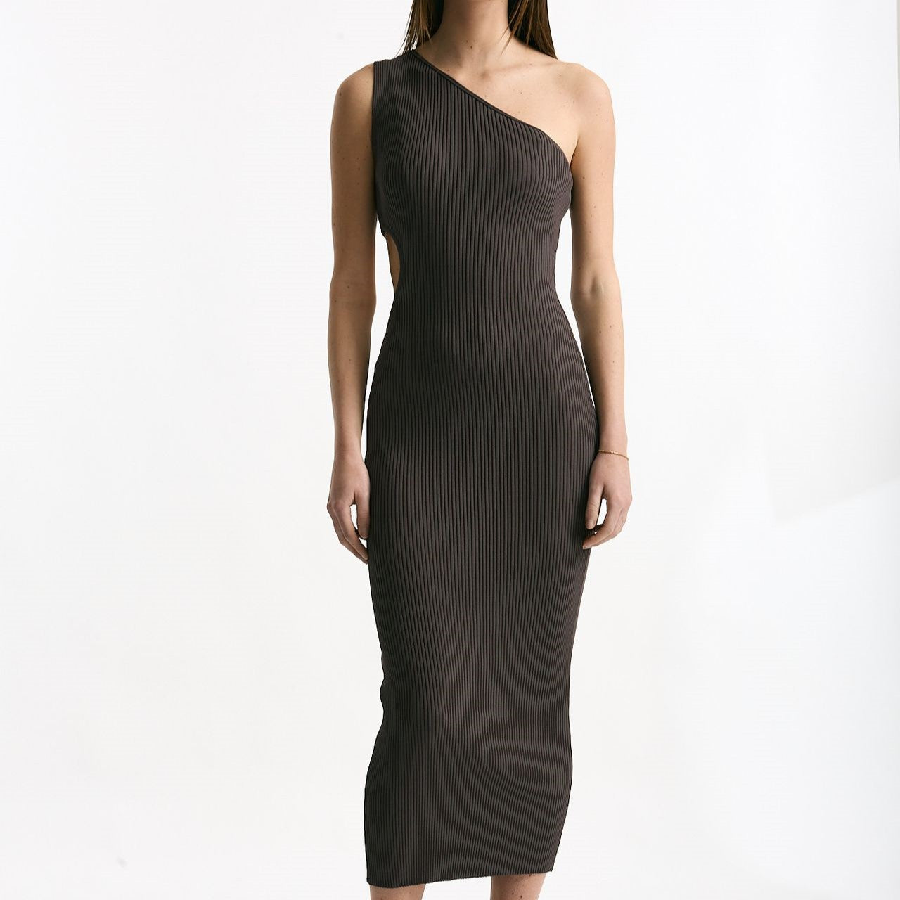 Abito a costine taupe donna Daniele fiesoli - 6