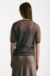 Maglia in viscosa taupe donna Daniele fiesoli - 2