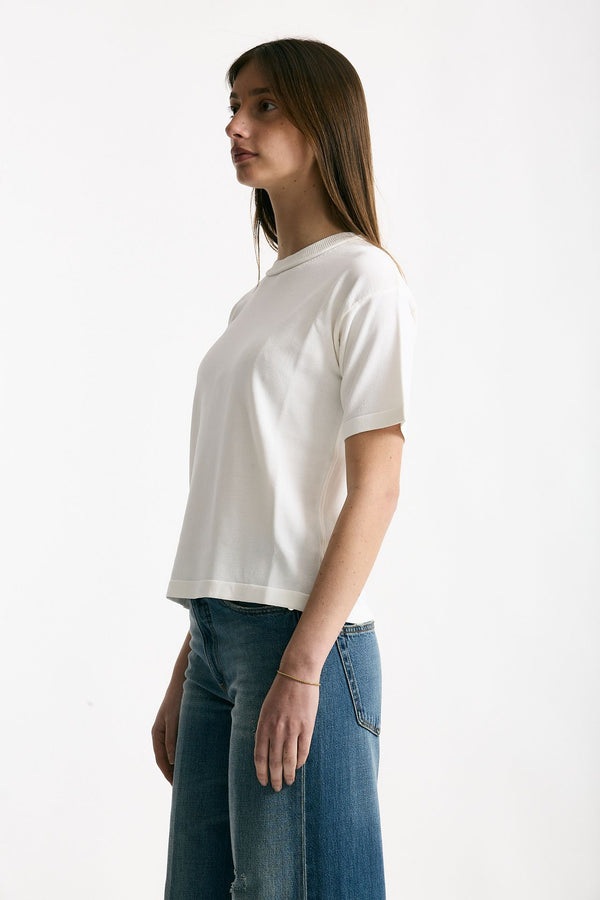 Maglia in viscosa bianco donna Daniele fiesoli