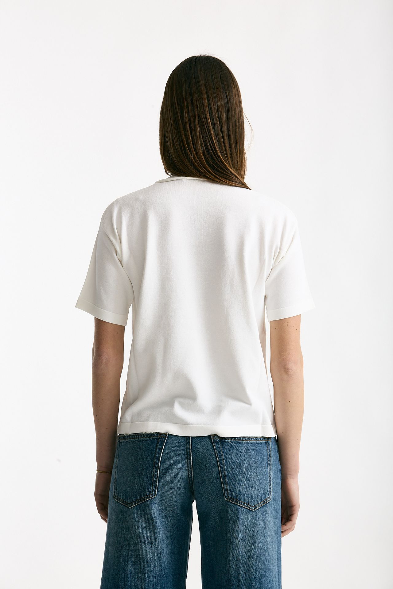Maglia in viscosa bianco donna Daniele fiesoli - 3
