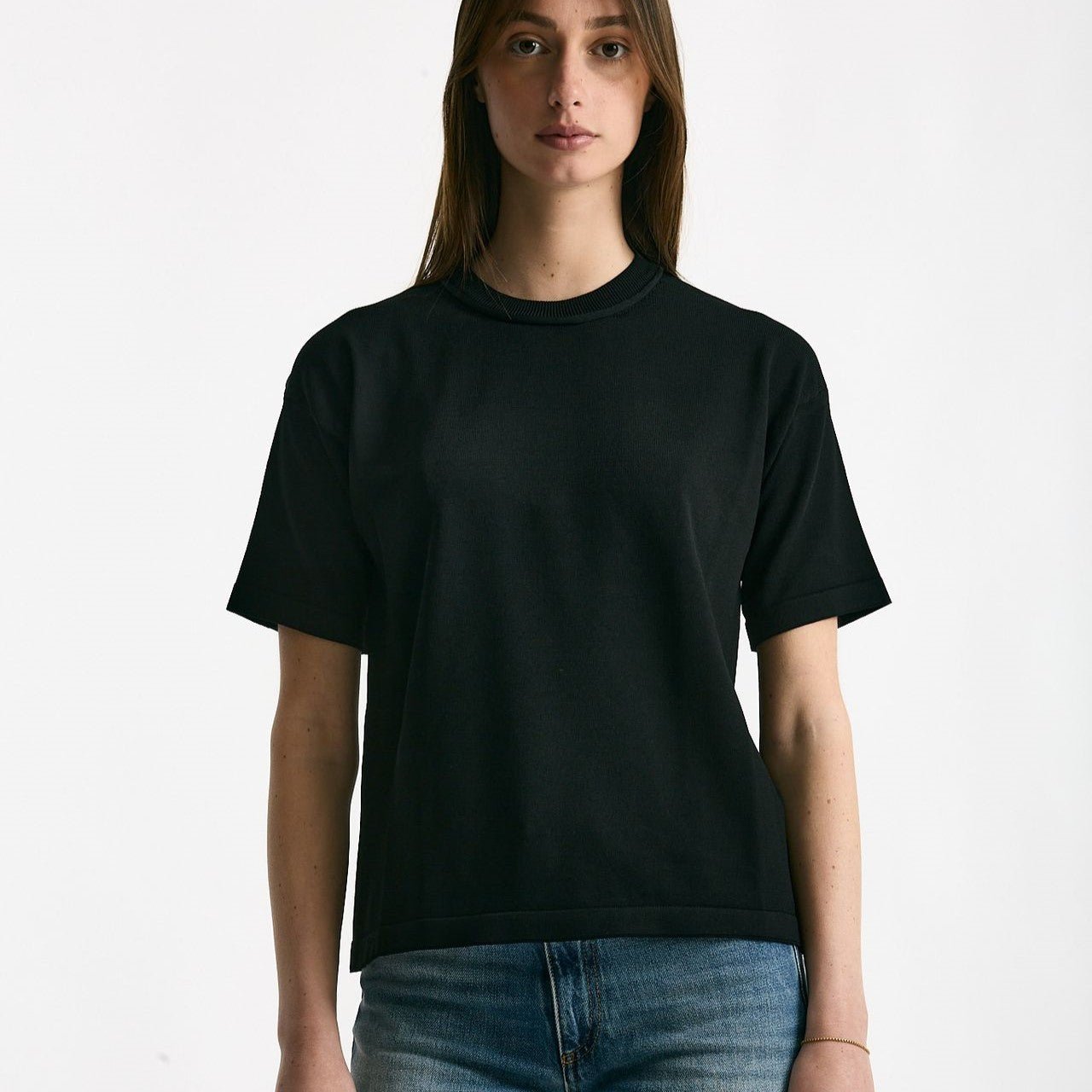 Maglia in viscosa nero donna Daniele fiesoli - 5