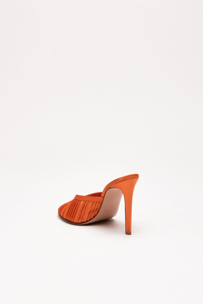 Décolleté NOEMIE SATIN in raso arancione donna Gia borghini - 3