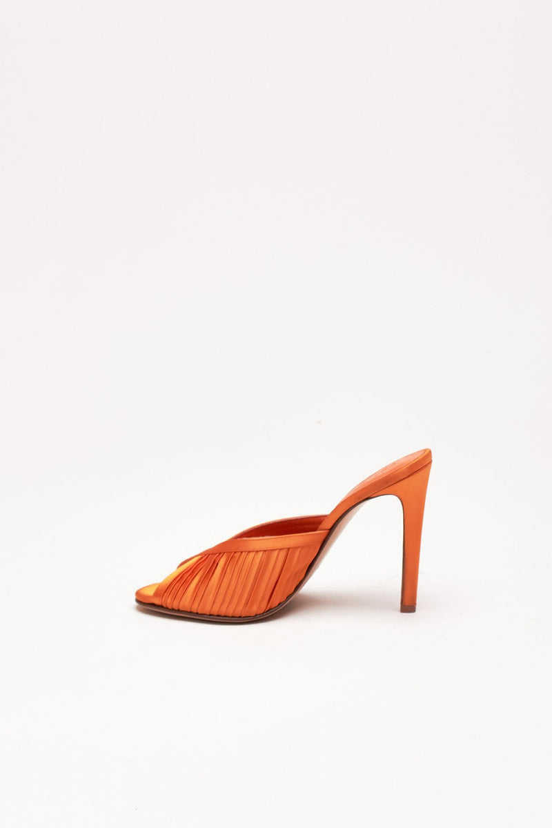 Décolleté NOEMIE SATIN in raso arancione donna Gia borghini - 4
