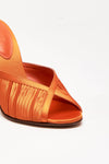 Décolleté NOEMIE SATIN in raso arancione donna Gia borghini - 5