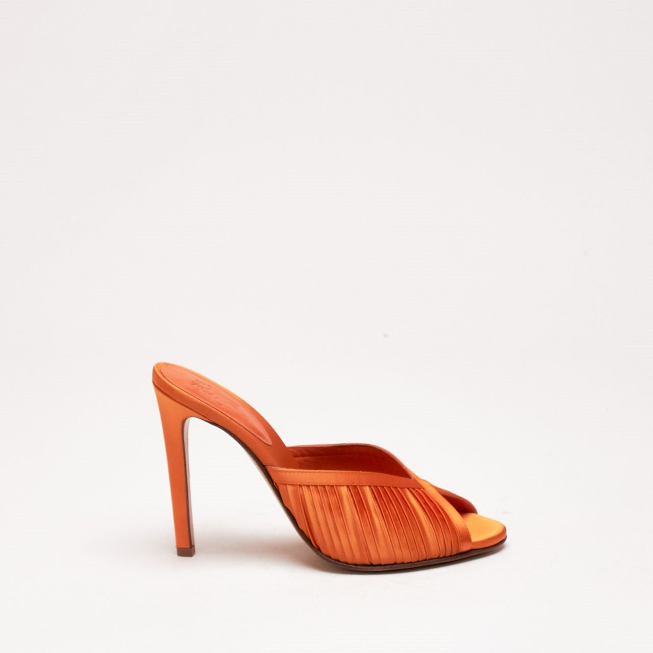 Décolleté NOEMIE SATIN in raso arancione donna Gia borghini - 8