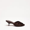 Sandalo basso MELANIE in raso marrone donna Gia borghini - 8