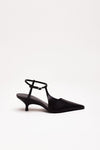Sandalo CALLAS in pelle nero donna Gia borghini - 1