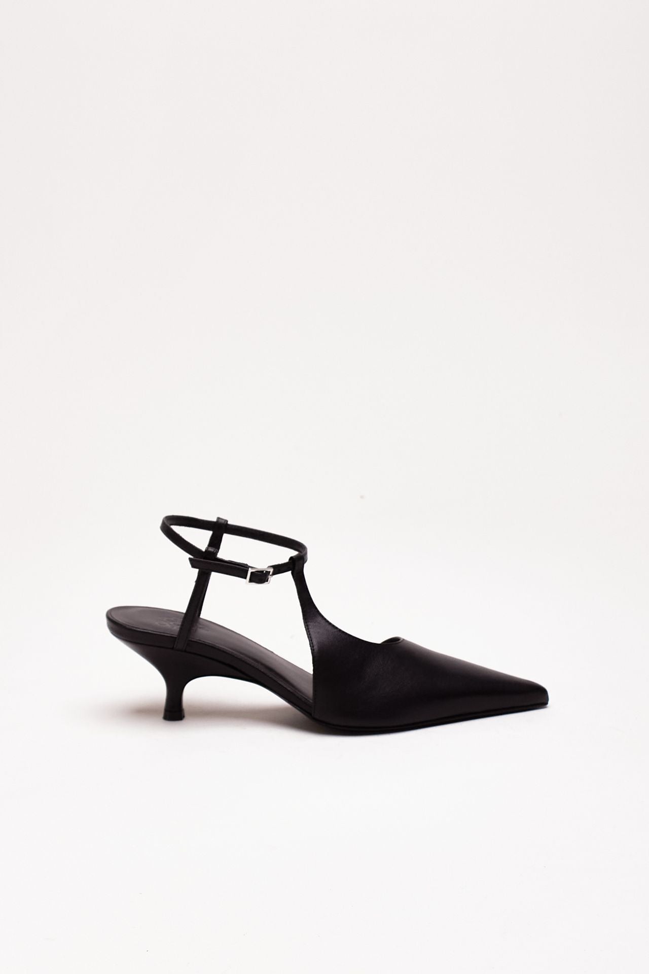 Sandalo CALLAS in pelle nero donna Gia borghini - 1