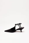 Sandalo CALLAS in pelle nero donna Gia borghini - 4