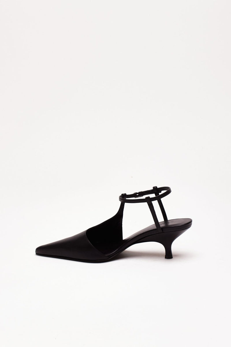 Sandalo CALLAS in pelle nero donna Gia borghini - 4