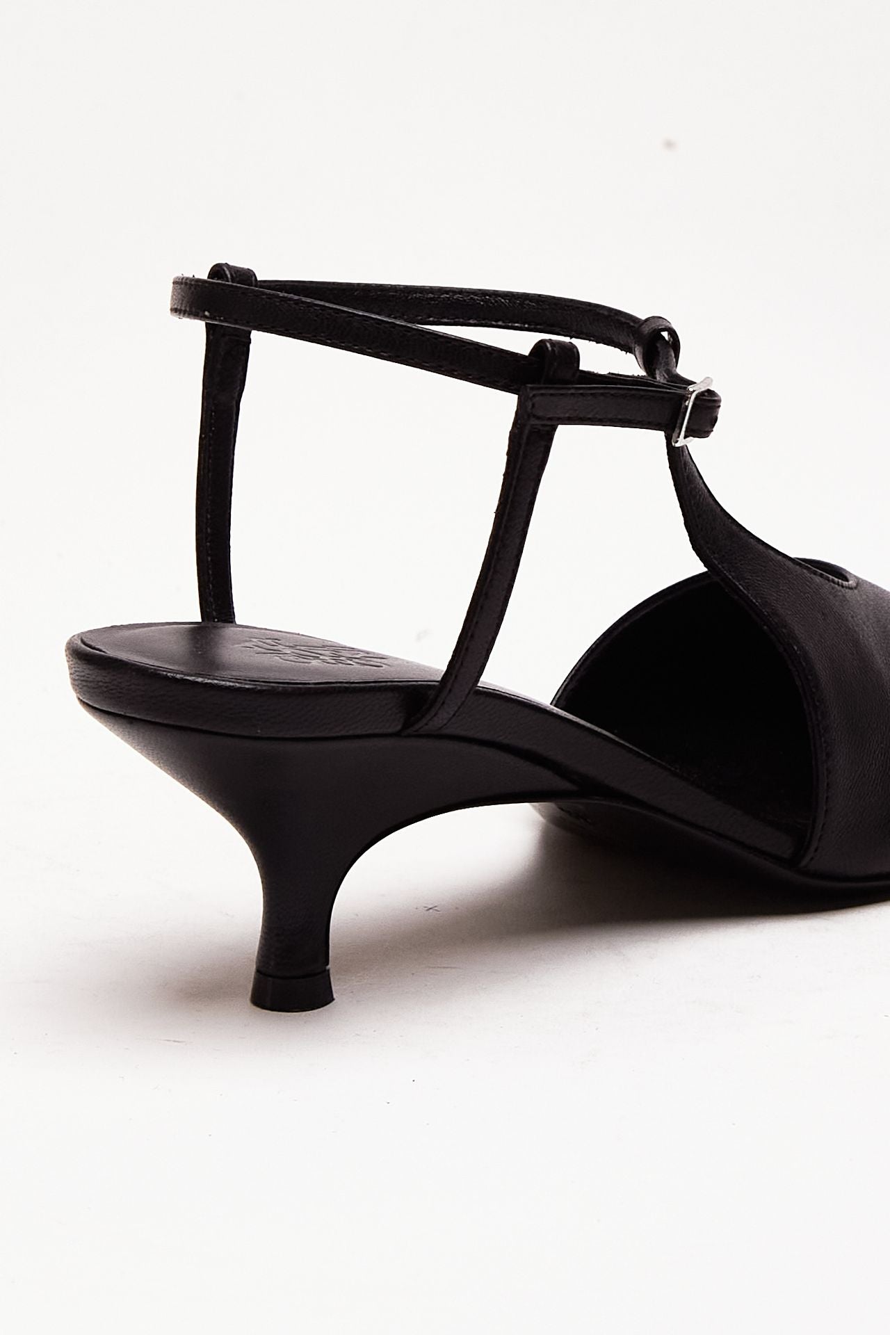 Sandalo CALLAS in pelle nero donna Gia borghini - 8