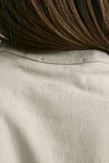 T-shirt over grigio lavato donna Grifoni - 5