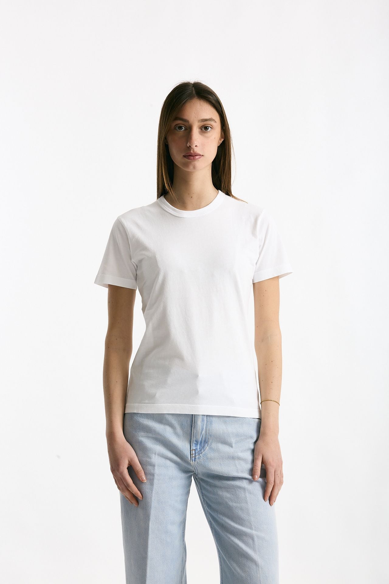 T-shirt basic bianco donna Grifoni - 1
