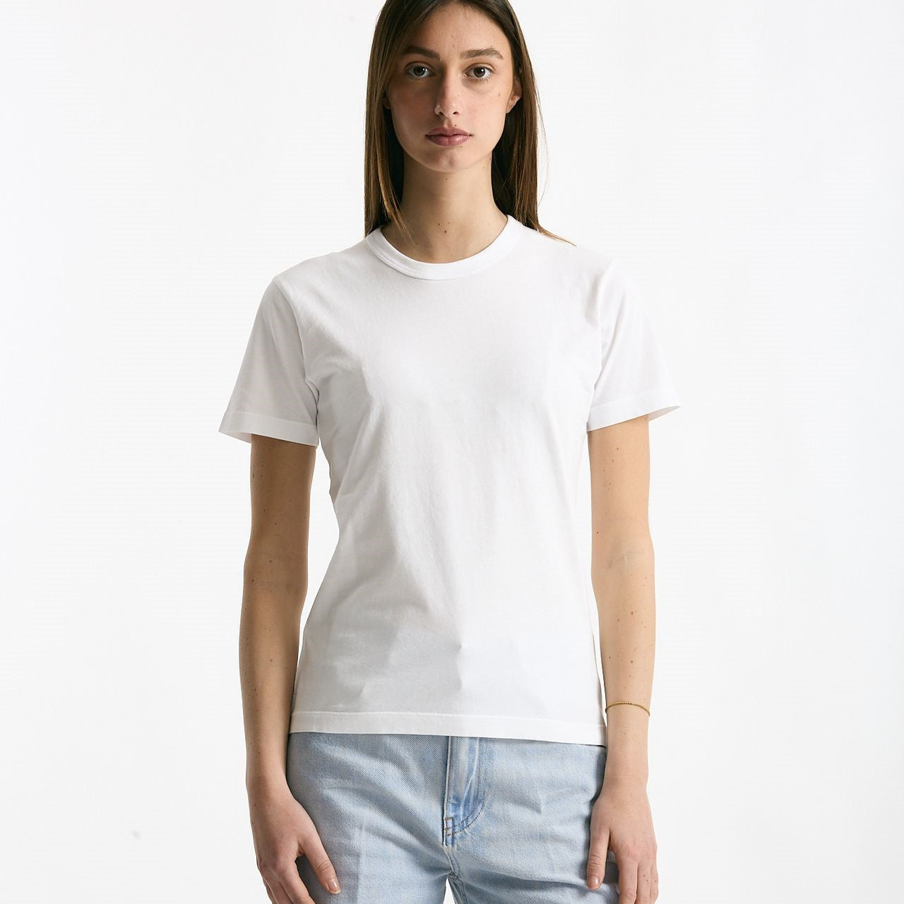 T-shirt basic bianco donna Grifoni - 5