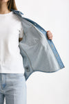 Camicia in denim denim chiaro donna Grifoni - 6