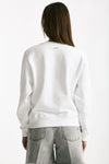 Felpa girocollo bianco donna Grifoni - 3