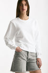Felpa girocollo bianco donna Grifoni - 1
