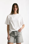 T-shirt over bianco donna Grifoni - 1
