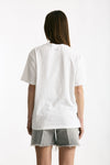T-shirt over bianco donna Grifoni - 3