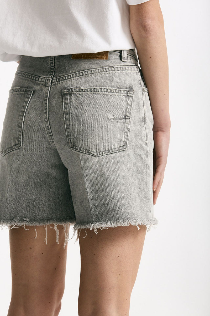 Short in denim grigio lavato donna Grifoni - 6