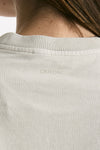 T-shirt crop grigio lavato donna Grifoni - 4