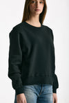 Felpa girocollo nero lavato donna Grifoni - 4