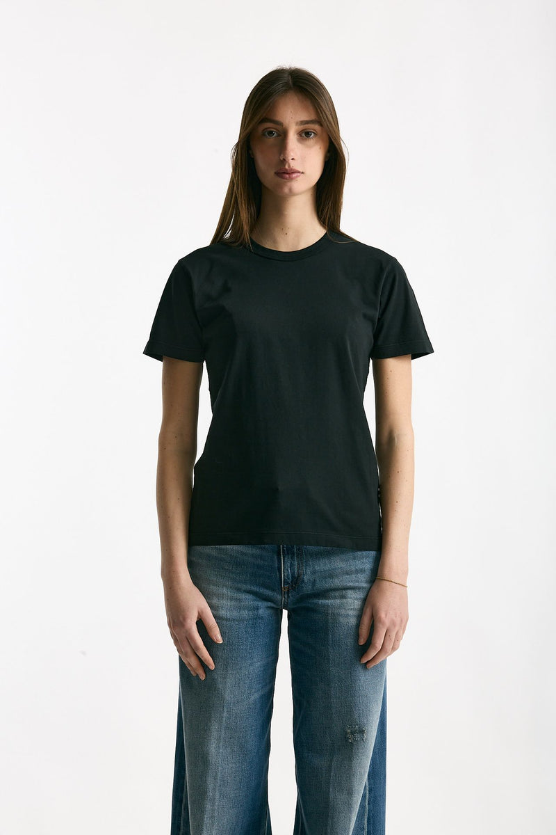 T-shirt basic nero donna Grifoni - 1