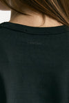 T-shirt basic nero donna Grifoni - 4