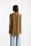 Camicia in seta cammello donna Grifoni - 3
