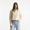 Camicia fluida panna donna Grifoni - 6