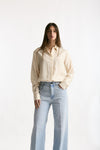 Camicia fluida panna donna Grifoni - 1