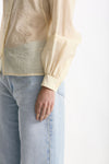 Camicia in mussolina di cotone panna donna Grifoni - 5