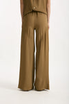 Pantalone fluido cammello donna Grifoni - 3
