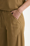 Pantalone fluido cammello donna Grifoni - 5
